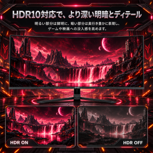 OYCS OY-CS44 45インチ 曲面ゲーミングモニター｜DQHD 5120×1440・165Hz・1ms・1500R - 图片 6