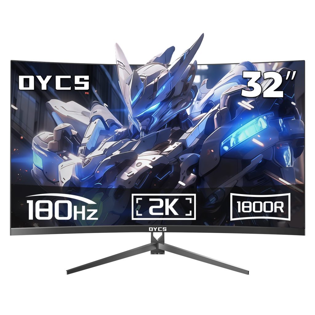 OYCS  32インチクラス 曲面ゲーミングモニター QHD 2560×1440 180Hz 1800R VA