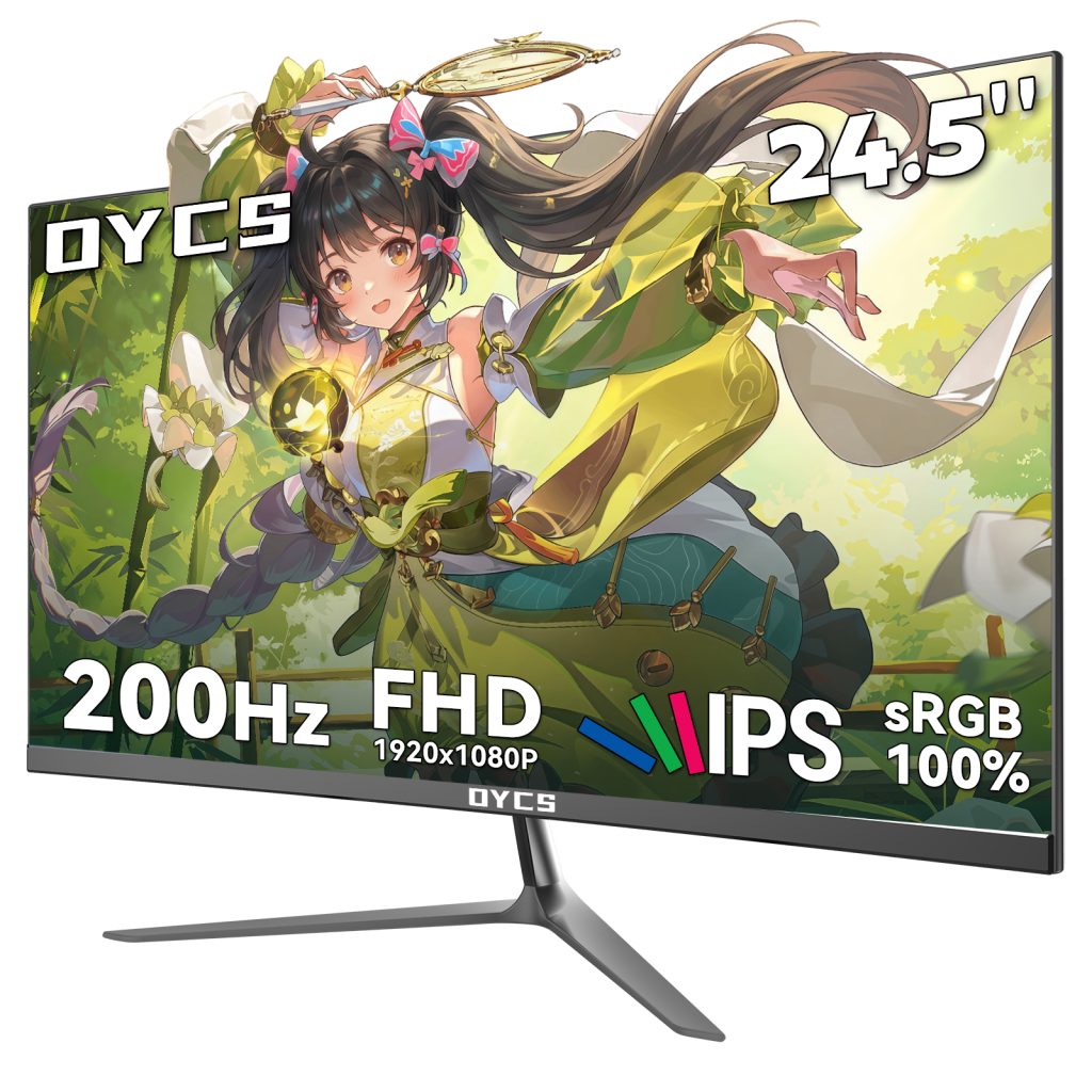 OYCS  24.5インチ ゲーミングモニター フルHD 200Hz 1ms