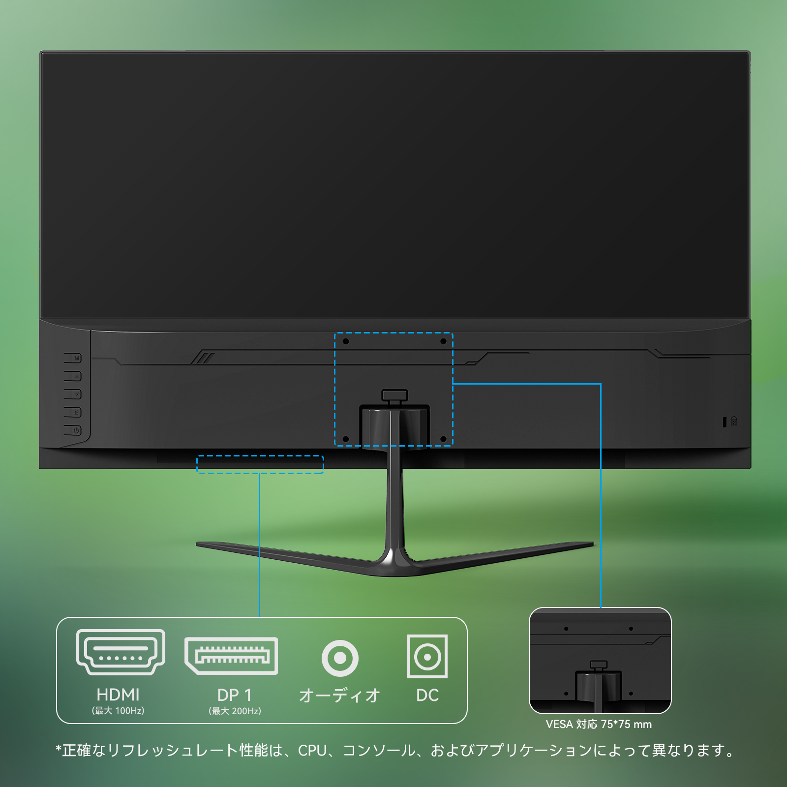 OYCS  24.5インチ ゲーミングモニター フルHD 200Hz 1ms - 图片 7