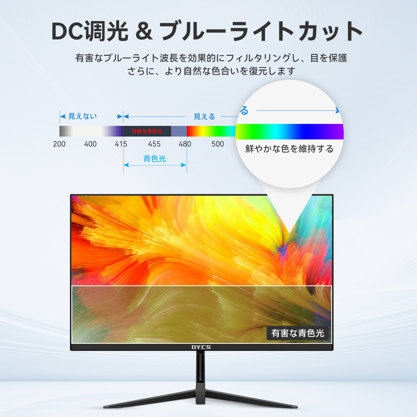 OYCS 27インチ 4K UHD IPSモニター OY-27Z4k60｜60Hz・平面ディスプレイ - 图片 6